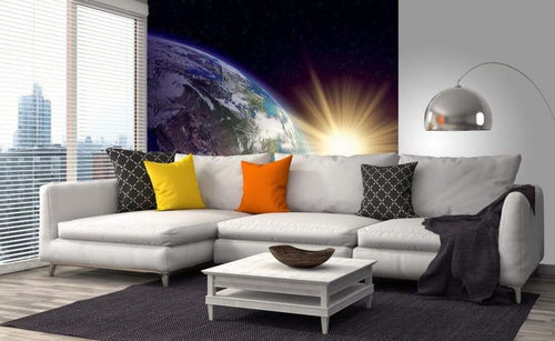 Dimex Earth Papier Peint 225x250cm 3 bandes ambiance | Yourdecoration.fr