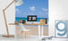 Dimex Empty Beach Papier Peint 225x250cm 3 bandes ambiance | Yourdecoration.fr