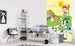 Dimex Farm Papier Peint 150x250cm 2 bandes ambiance | Yourdecoration.fr