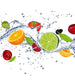 Dimex Fruits in Water Papier Peint 225x250cm 3 bandes | Yourdecoration.fr