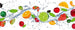 Dimex Fruits in Water Papier Peint 375x150cm 5 bandes | Yourdecoration.fr