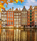 Dimex Houses in Amsterdam Papier Peint 225x250cm 3 bandes | Yourdecoration.fr