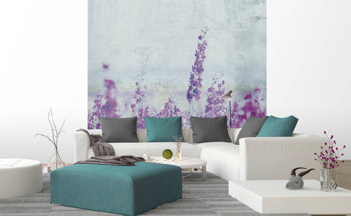 Dimex Lavender Abstract Papier Peint 225x250cm 3 bandes ambiance | Yourdecoration.fr