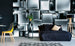 Dimex Metal Cubes Papier Peint 375x250cm 5 bandes ambiance | Yourdecoration.fr