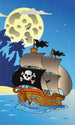 Dimex Pirate Ship Papier Peint 150x250cm 2 bandes | Yourdecoration.fr