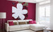 Dimex Red Mosaic Papier Peint 150x250cm 2 bandes ambiance | Yourdecoration.fr