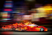 Dimex Speeding Car Papier Peint 375x250cm 5 bandes | Yourdecoration.fr