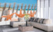 Dimex Starfish Papier Peint 375x250cm 5 bandes ambiance | Yourdecoration.fr