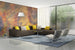 Dimex Sunflower Abstract Papier Peint 375x250cm 5 bandes ambiance | Yourdecoration.fr