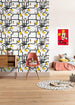 Komar Mickey Mouse Foot Labyrinth Papier Peint Intissé 200x280cm 4 bandes ambiance | Yourdecoration.fr