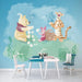 Komar Winnie Pooh Picnic Papier Peint Intissé 300x280cm 6 bandes ambiance | Yourdecoration.fr