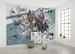 Komar Star Wars Cartoon Collage Wide Papier Peint Intissé 400x280cm 8 bandes ambiance | Yourdecoration.fr