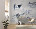 Komar Star Wars Blueprint Light Papier Peint Intissé 400x280cm 8 bandes ambiance | Yourdecoration.fr