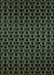 Komar Paon Vert Papier Peint Intissé 200x280cm 4 bandes | Yourdecoration.fr