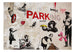 Papier Peint - Banksy Graffiti Collage - Intissé