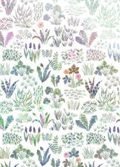 Komar Flower Farm Papier Peint Intissé 200x280cm 4 bandes | Yourdecoration.fr