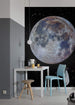 Komar Lunar Papier Peint Intissé 200x280cm 4 bandes ambiance | Yourdecoration.fr