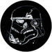 Komar Star Wars Ink Stormtrooper Papier Peint Adhésif 125x125cm Rond | Yourdecoration.fr