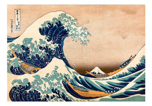 Papier Peint - Hokusai The Great Wave off Kanagawa Reproduction 150x105cm - Intissé