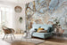 Komar Marble Papier Peint Intissé 400x250cm 4 bandes ambiance | Yourdecoration.fr