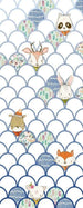 Komar Shelly White Papier Peint Intissé 100x250cm 1 bande | Yourdecoration.fr