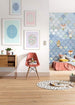 Komar Shelly Bluewave Papier Peint Intissé 200x250cm 2 bandes ambiance | Yourdecoration.fr