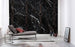 Komar Marble Black Papier Peint Intissé 400x250cm 4 bandes ambiance | Yourdecoration.fr