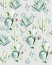 Komar Cactus Grey Papier Peint Intissé 200x250cm 2 bandes | Yourdecoration.fr