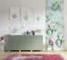 Komar Cactus Blue Papier Peint Intissé 100x250cm 1 bande ambiance | Yourdecoration.fr