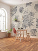 Komar Botanical Papers Papier Peint Intissé 400x280cm 4 bandes ambiance | Yourdecoration.fr