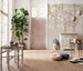 Komar Wisteria Papier Peint Intissé 400x280cm 4 bandes ambiance | Yourdecoration.fr