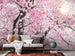 Komar Bloom Papier Peint Intissé 400x250cm 4 bandes ambiance | Yourdecoration.fr