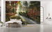 Komar Feuerzungen Papier Peint Intissé 450x280cm 9 bandes ambiance | Yourdecoration.fr