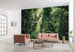 Komar Green Leaves Papier Peint Intissé 450x280cm 9 bandes ambiance | Yourdecoration.fr